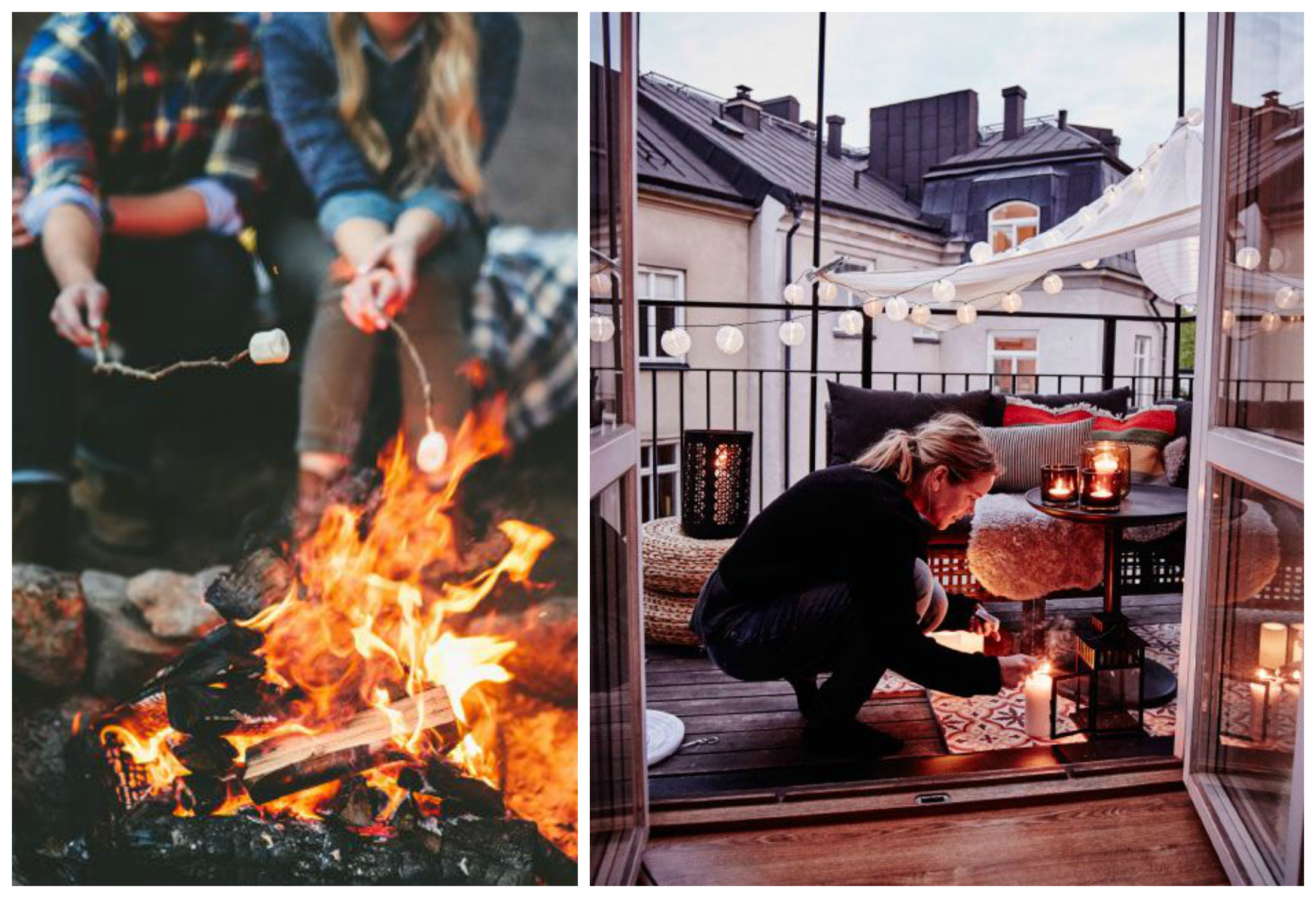 Pojdite ven ali pa vsaj na balkon, Fotografije, vir Pinterest